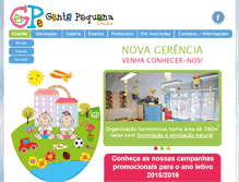 Tablet Screenshot of gentepequena.pt